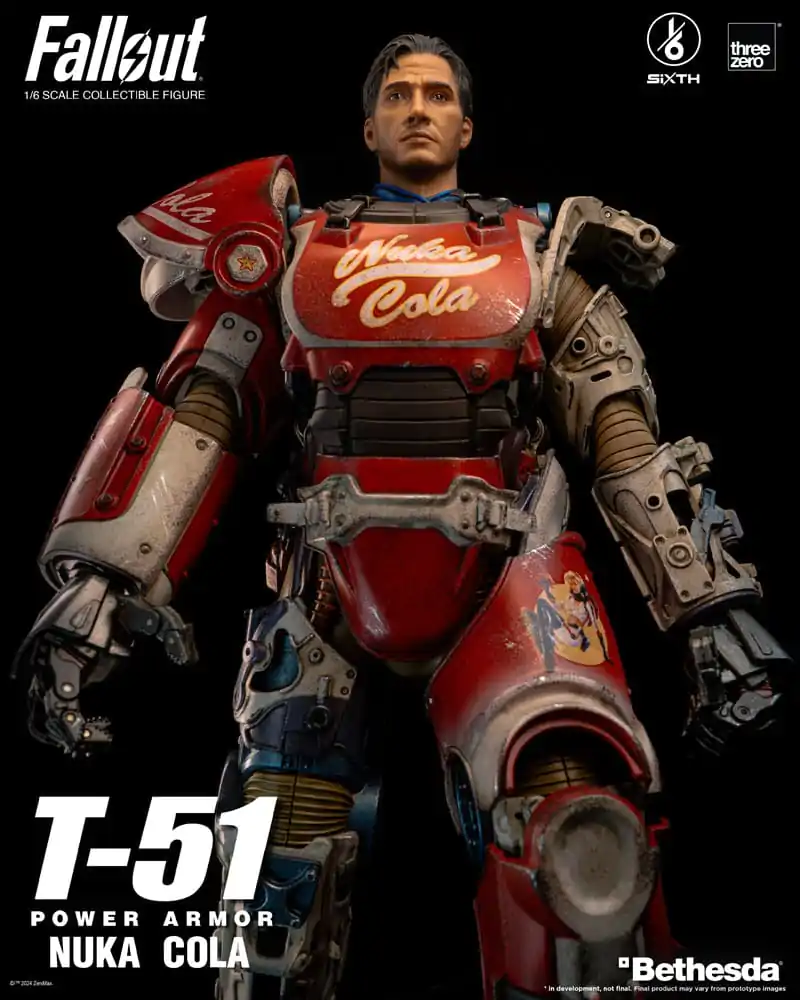 Akční figurka Fallout 1/6 T-51 Nuka Cola Power Armor 37 cm fotografii produktu