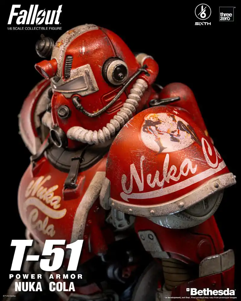 Akční figurka Fallout 1/6 T-51 Nuka Cola Power Armor 37 cm fotografii produktu