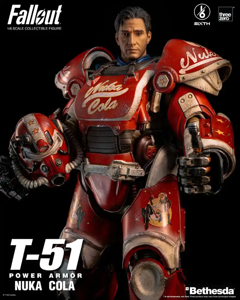 Akční figurka Fallout 1/6 T-51 Nuka Cola Power Armor 37 cm fotografii produktu