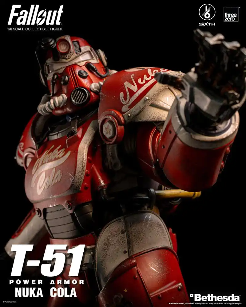 Akční figurka Fallout 1/6 T-51 Nuka Cola Power Armor 37 cm fotografii produktu