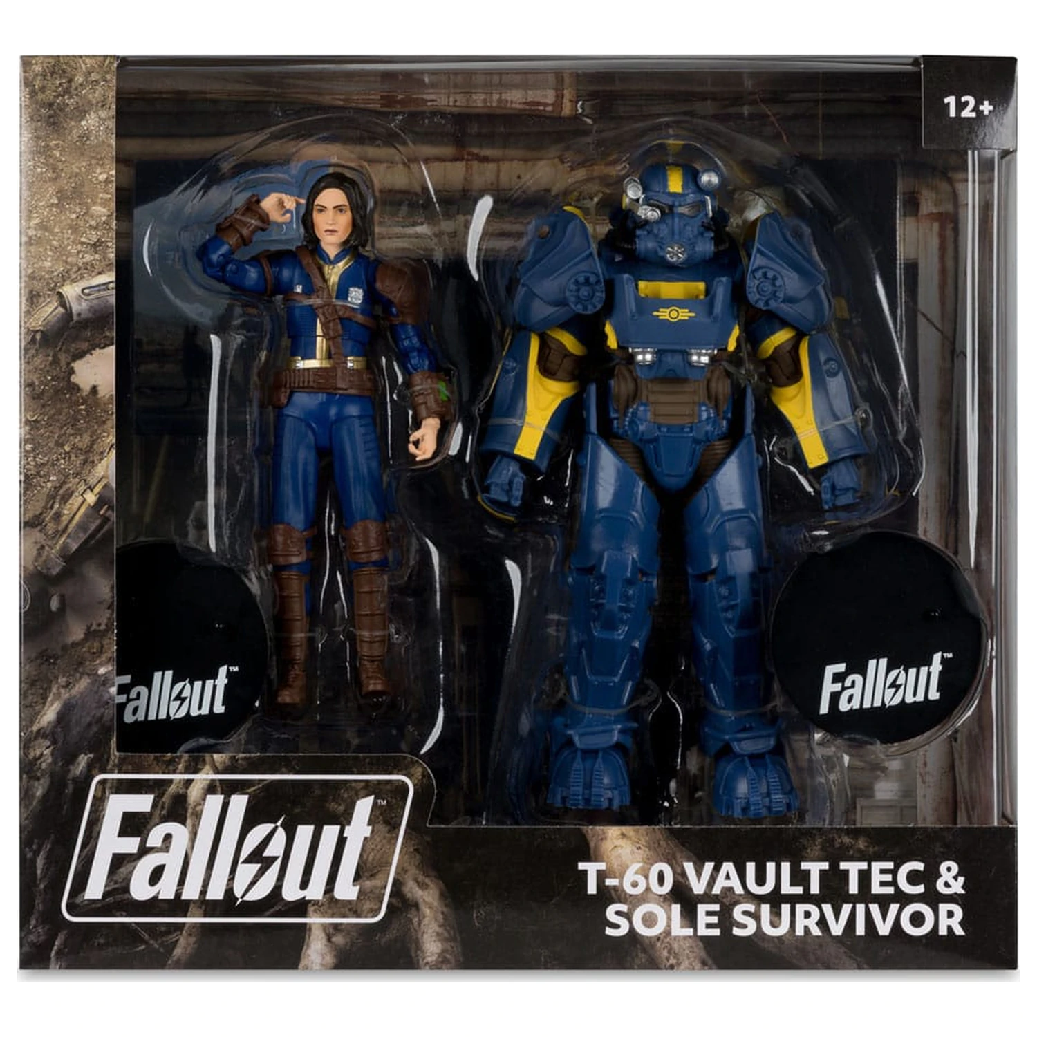 Fallout 4 Socha 2-Pack T-60 Vault Tec & Sole Survivor 18 cm fotografii produktu