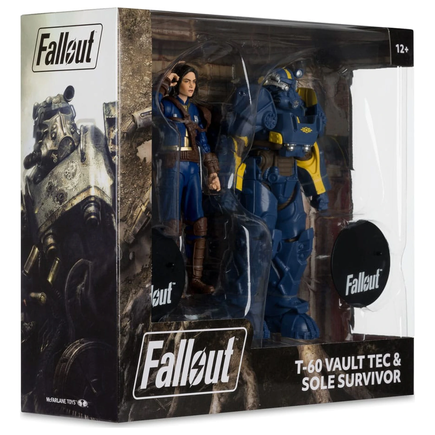 Fallout 4 Socha 2-Pack T-60 Vault Tec & Sole Survivor 18 cm fotografii produktu