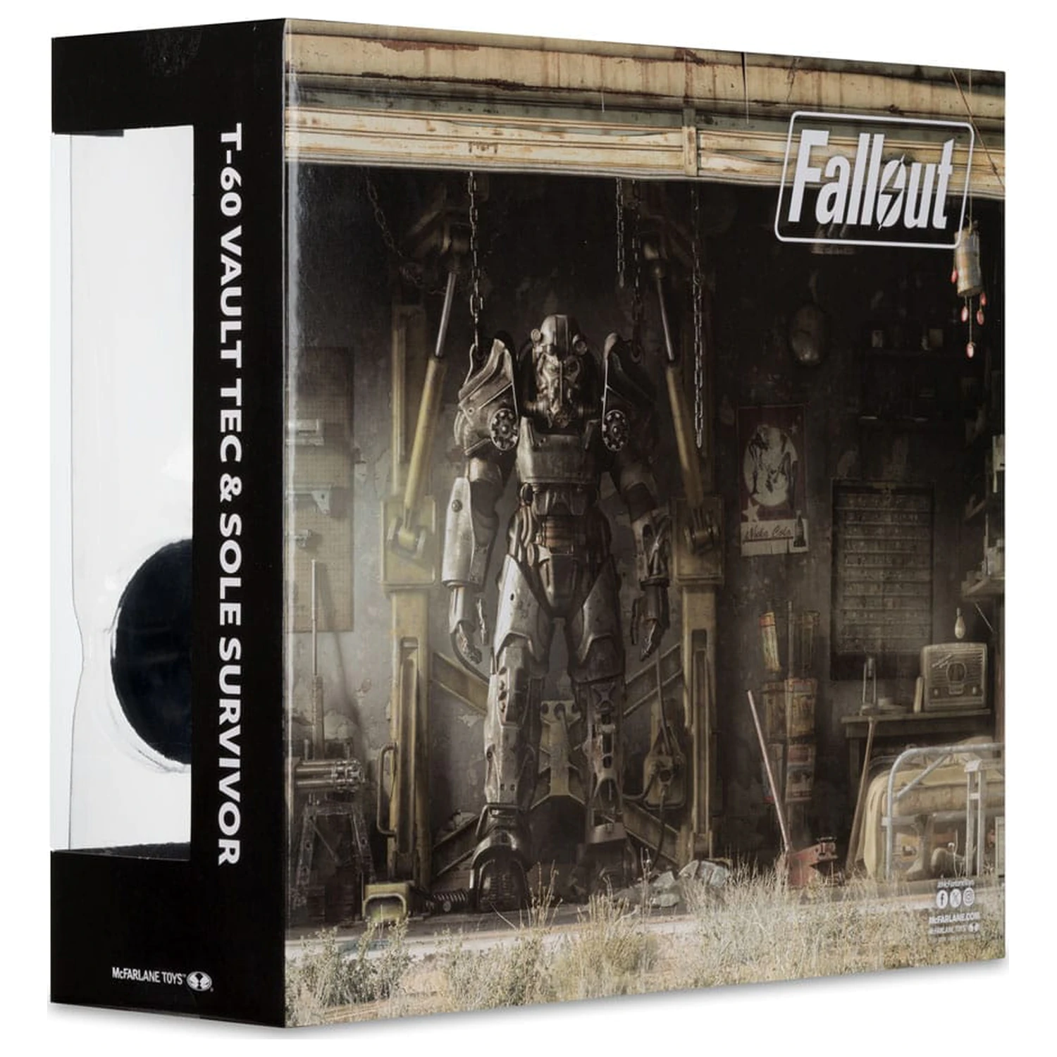 Fallout 4 Socha 2-Pack T-60 Vault Tec & Sole Survivor 18 cm fotografii produktu