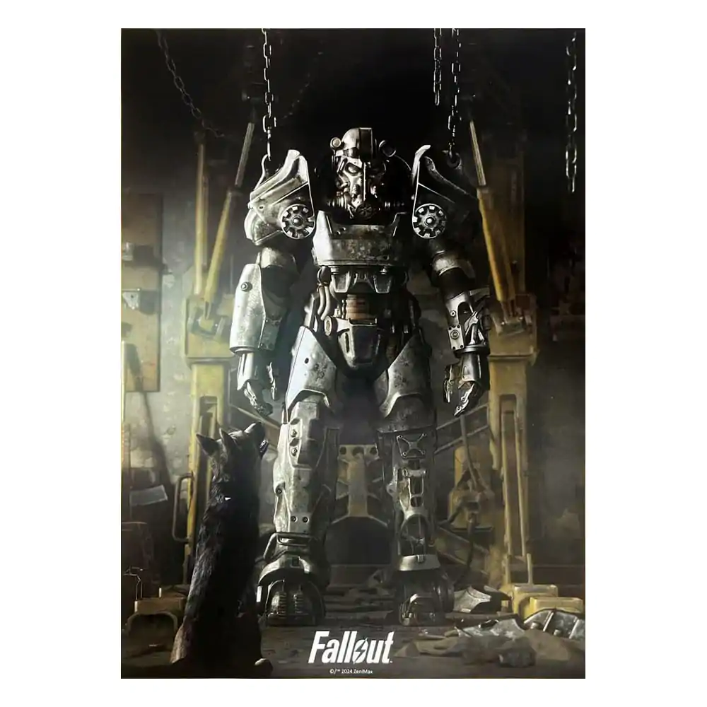 Fallout 4 Art Print Power Armor 30 x 40 cm - nezarámovaný umělecký tisk fotografii produktu