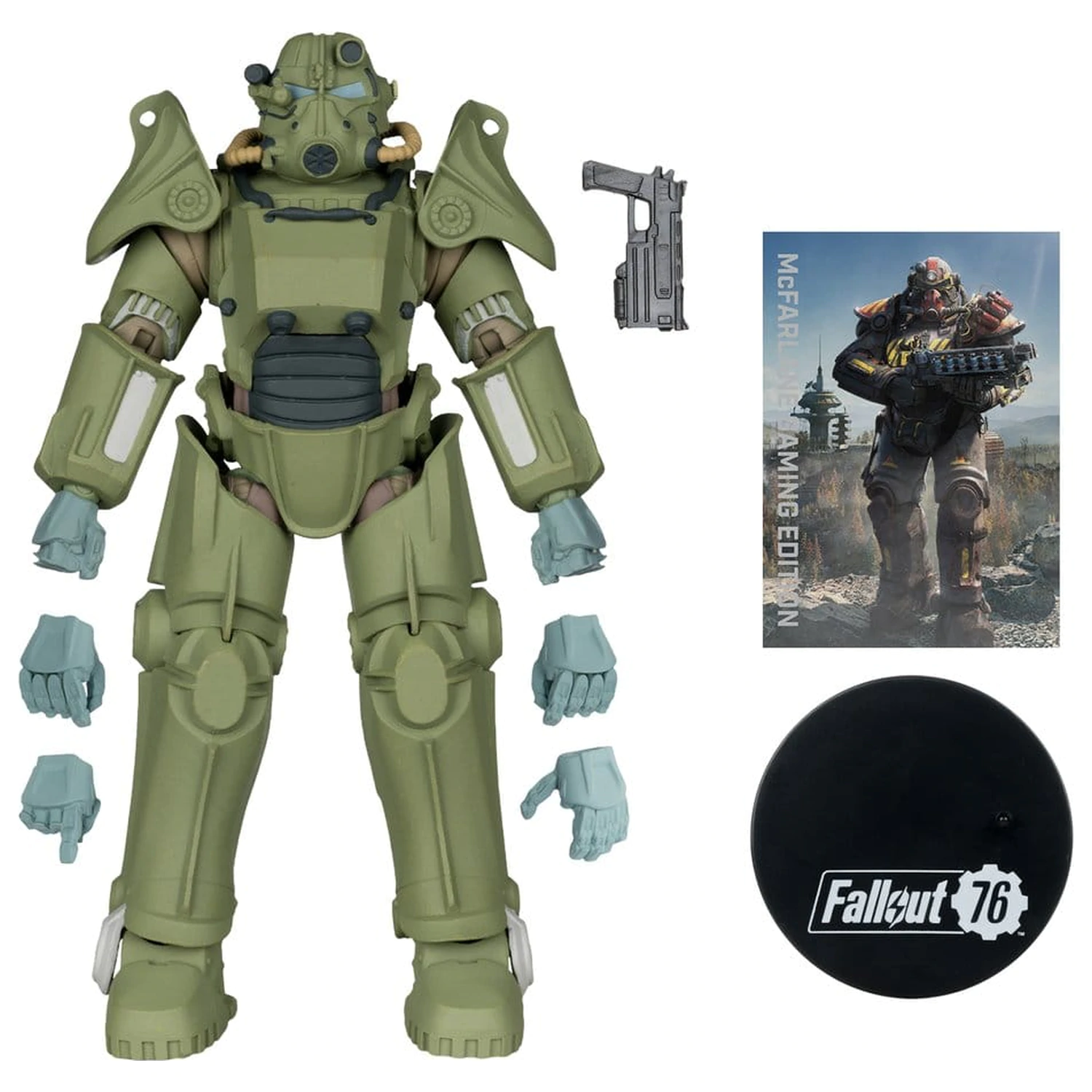 Fallout 76 herní edice akční figurka T-45 Military Armor (Red Platinum Edition) 20 cm fotografii produktu