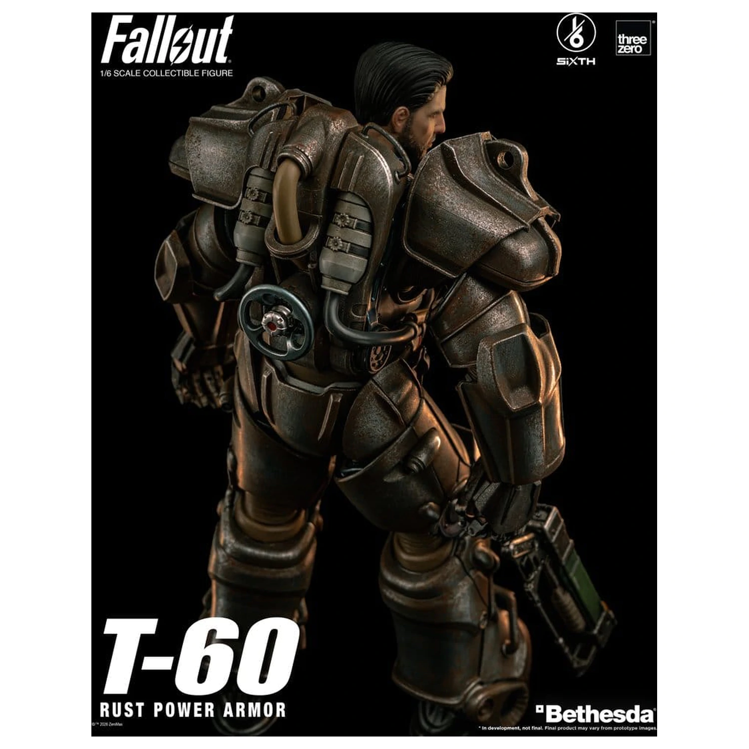 Fallout akční figurka 1/6 T-60 Rust Power Armor fotografii produktu