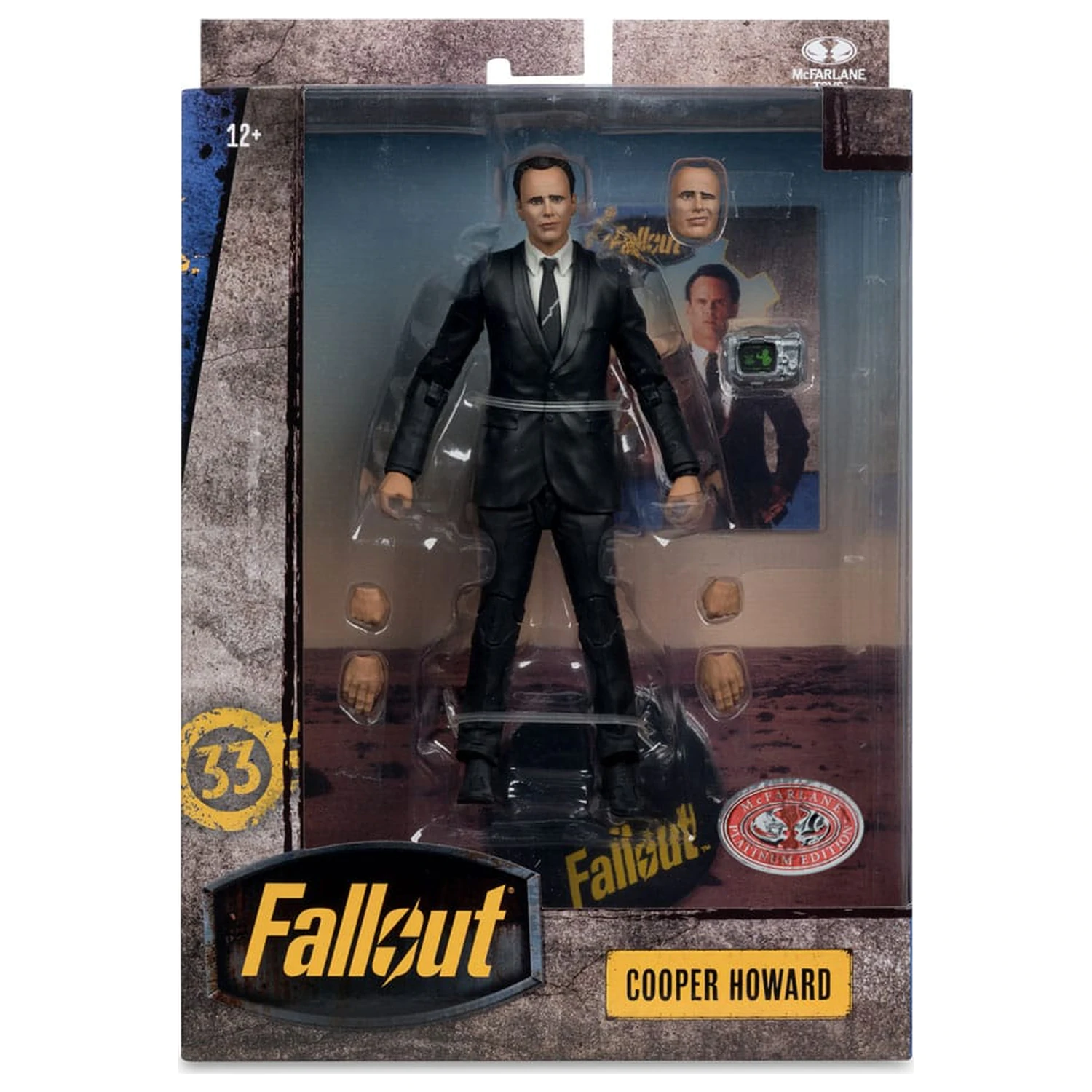 Fallout akční figurka Cooper Howard (Red Platinum Edition) 17 cm fotografii produktu