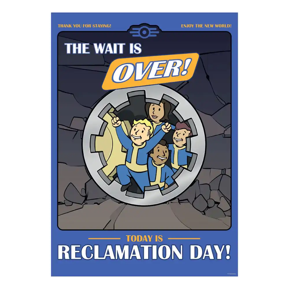 Fallout Art Print Reclamation Day Limited Edition 42 x 30 cm fotografii produktu