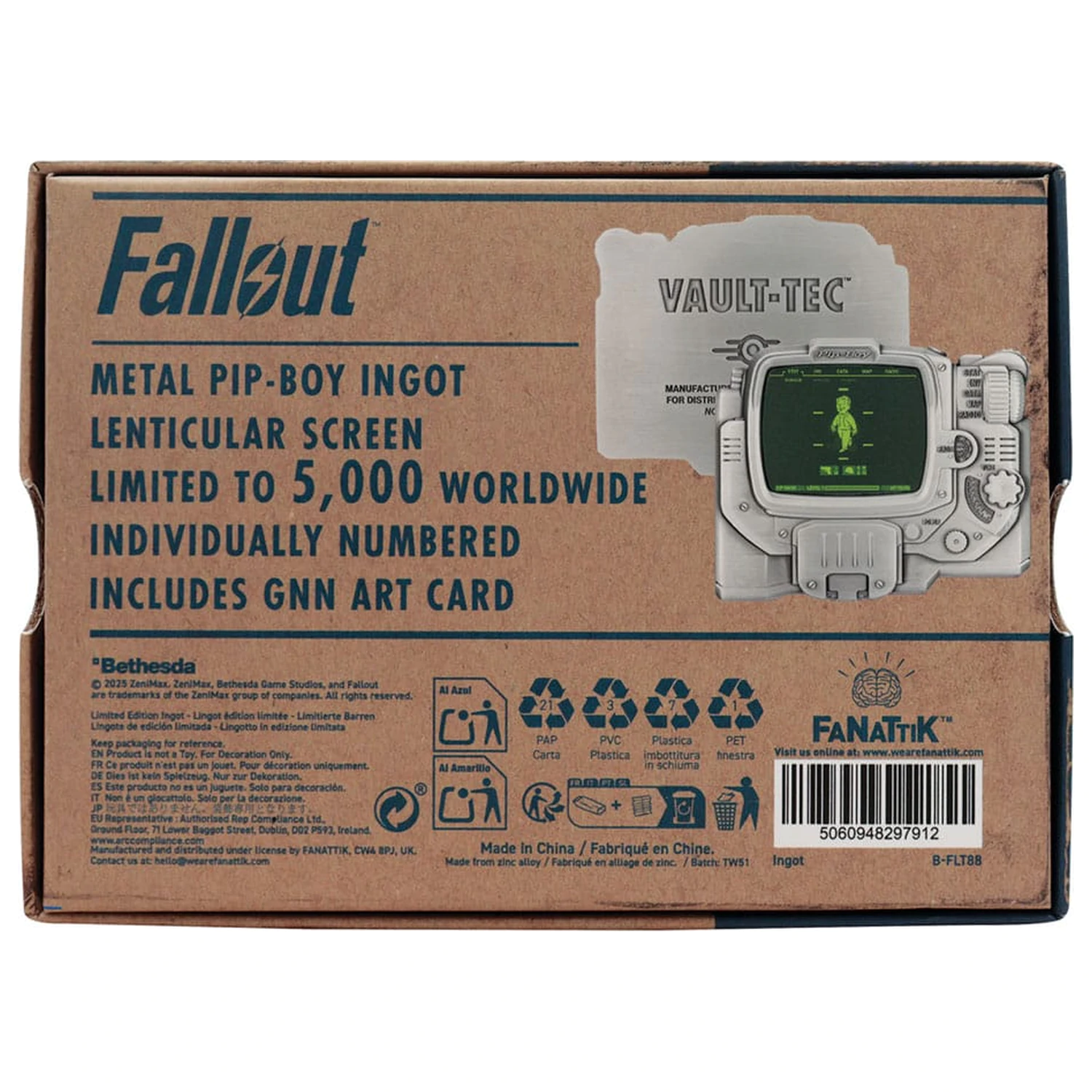 Fallout Sběratelský odlitek Pip-Boy Limitovaná edice fotografii produktu