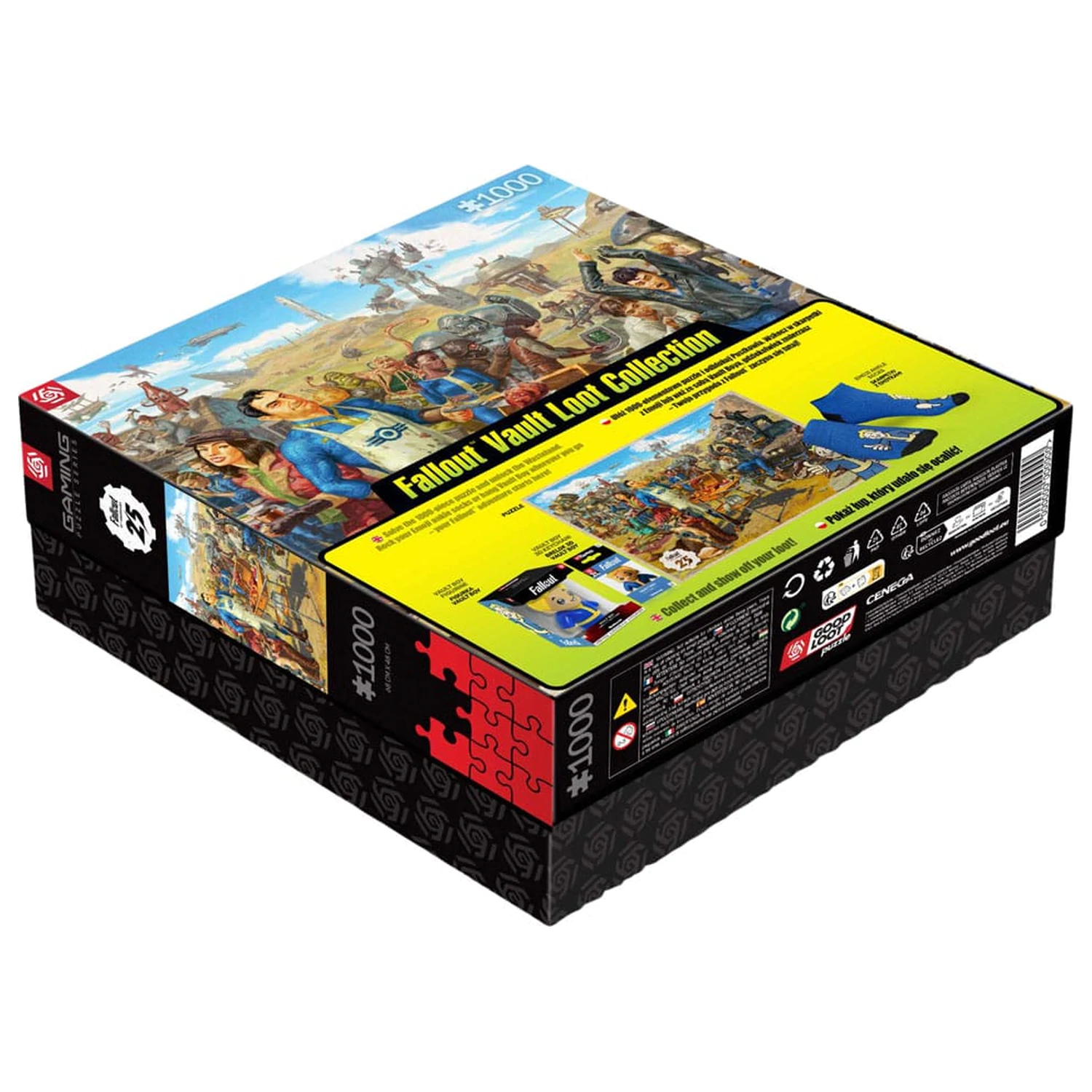 Fallout dárková sada Fallout Vault Loot Collection (Puzzle, ponožky, figurka a klíčenka) fotografii produktu