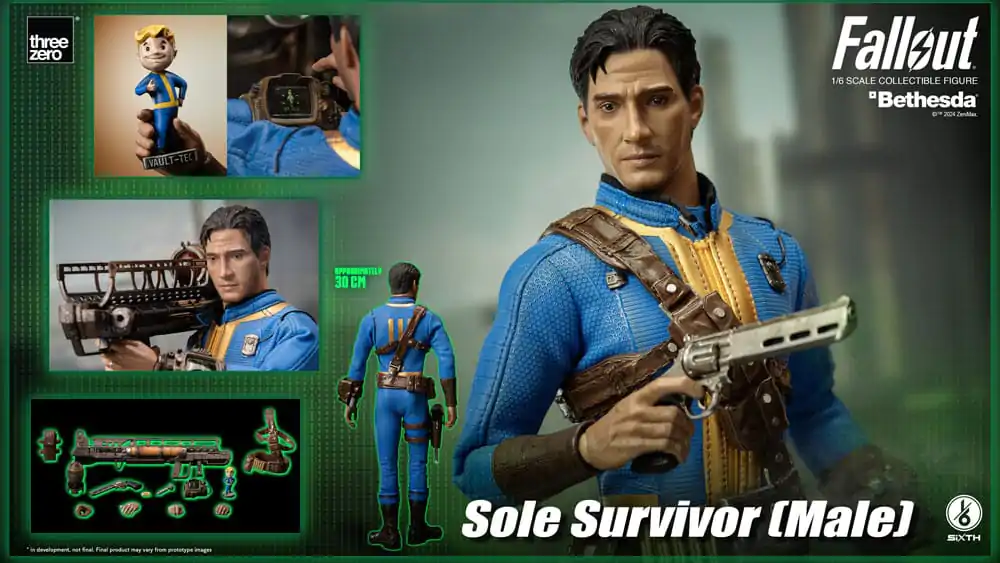 Fallout FigZero akční figurka 1/6 Sole Survivor (Male) 31 cm fotografii produktu
