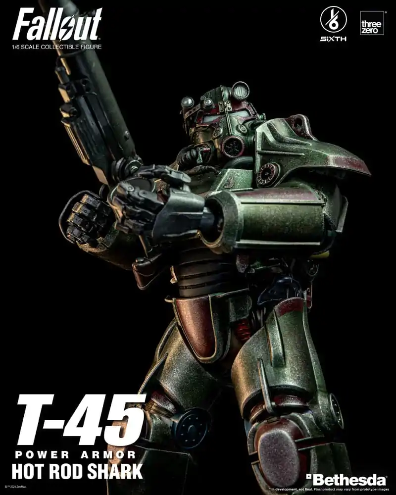 Fallout FigZero Akční figurka 1/6 T-45 Hot Rod Shark Power Armor 37 cm fotografii produktu