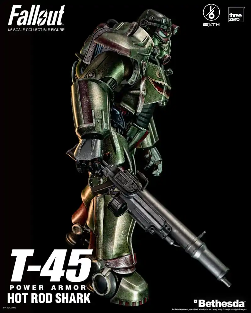 Fallout FigZero Akční figurka 1/6 T-45 Hot Rod Shark Power Armor 37 cm fotografii produktu