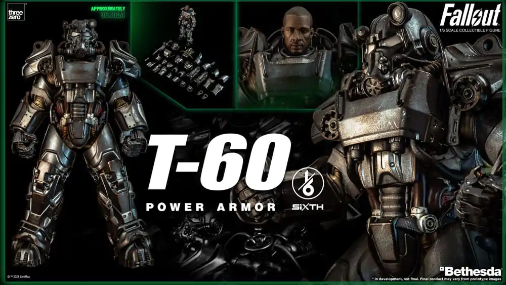 Fallout FigZero Akční figurka 1/6 T-60 Power Armor 37 cm fotografii produktu