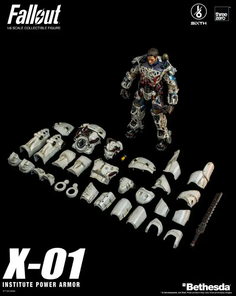 Fallout FigZero akční figurka 1/6 X-01 Institute Power Armor 37 cm fotografii produktu