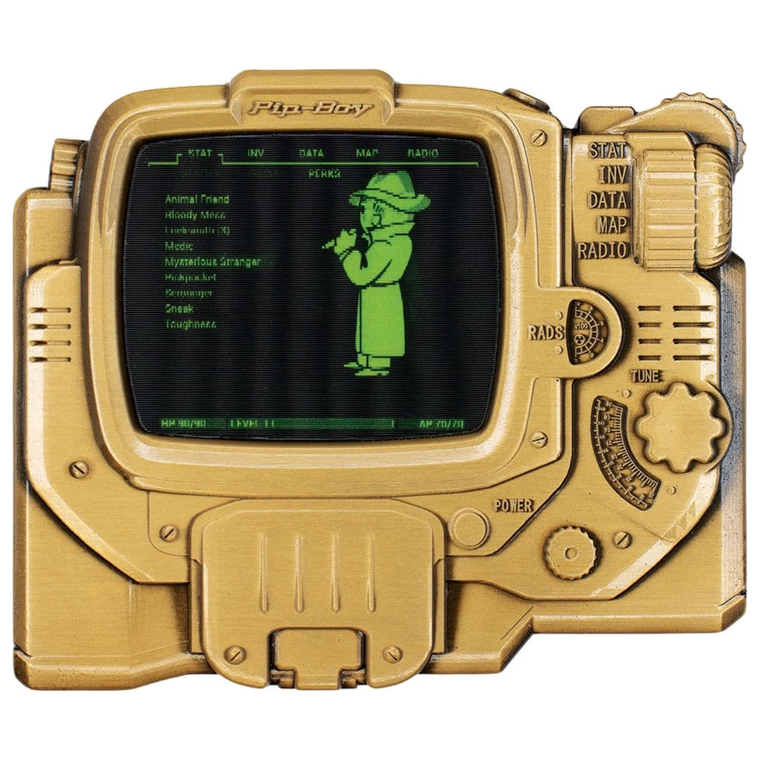 Fallout Ingot Pip-Boy Limitovaná edice lentikulární Mysterious Stranger varianta fotografii produktu