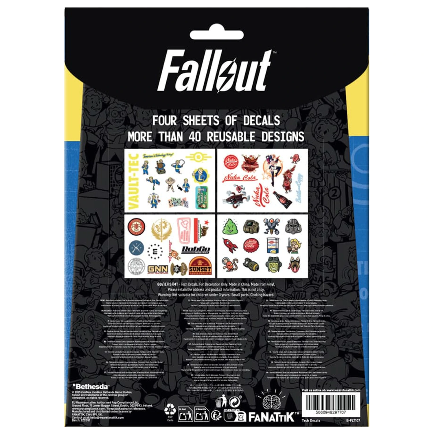 Fallout Tech sada samolepek fotografii produktu