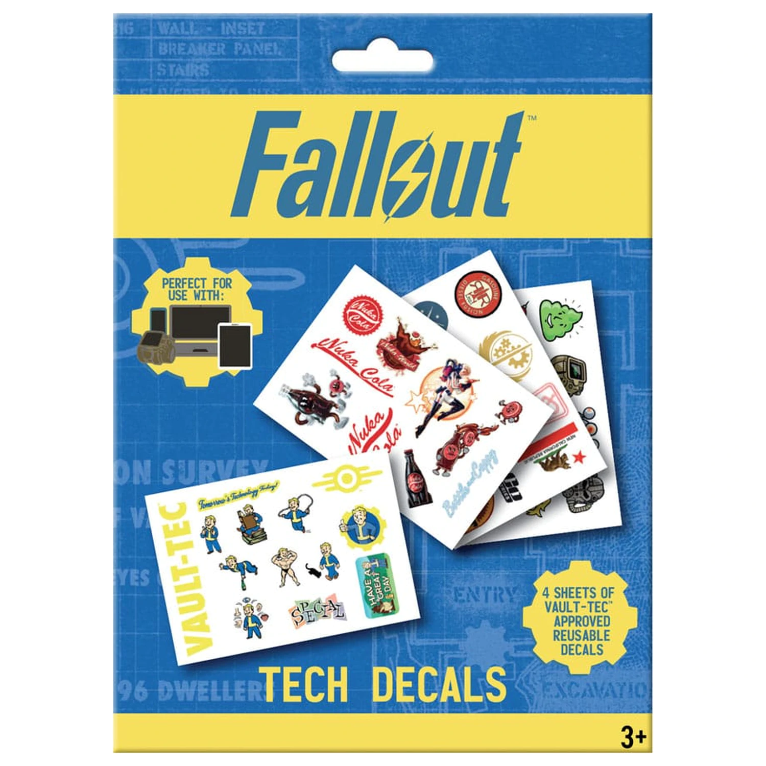 Fallout Tech sada samolepek fotografii produktu