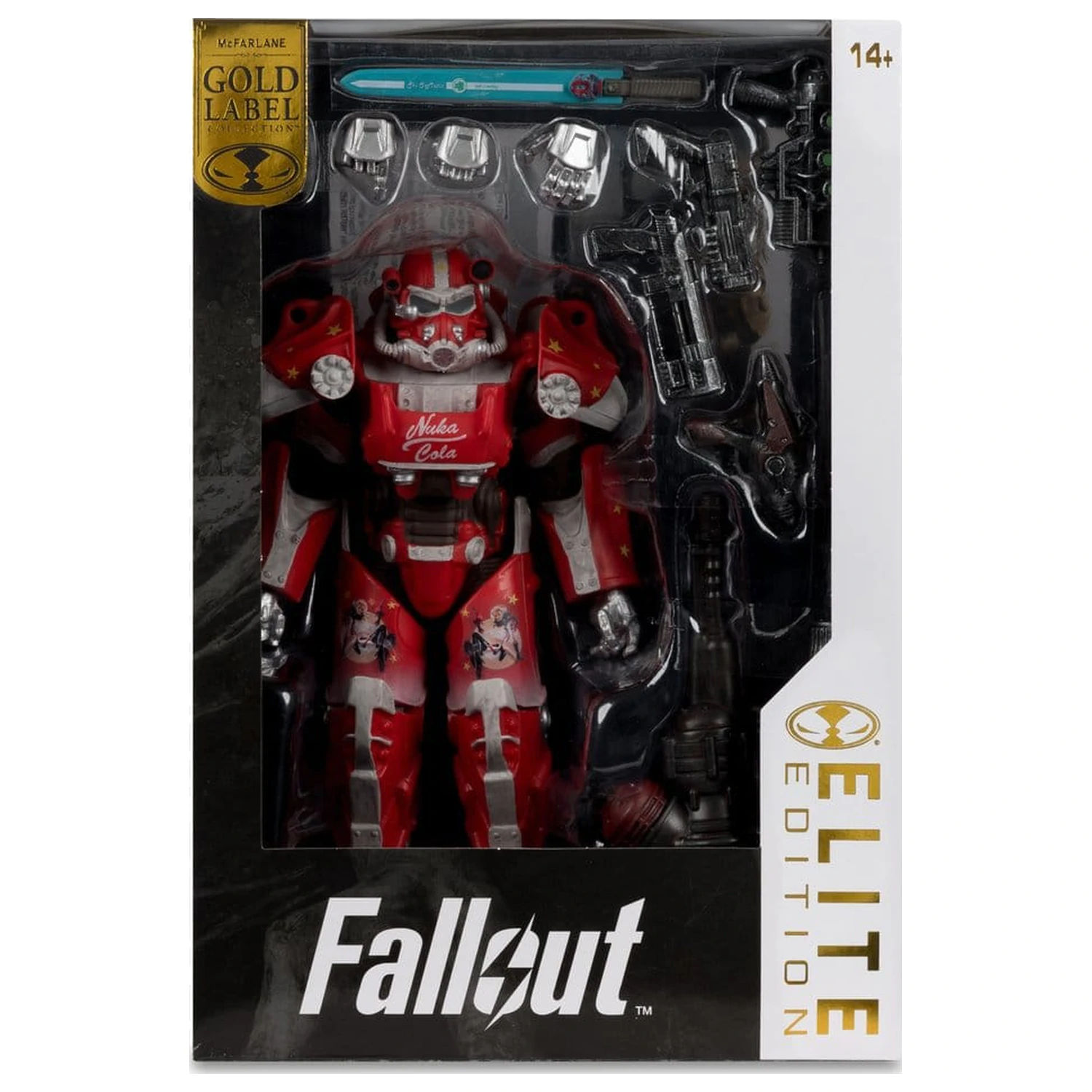 Fallout McFarlane Elite Edition Akční figurka Fallout 76 Nuka Cola T-60 (Gold Label) 19 cm fotografii produktu