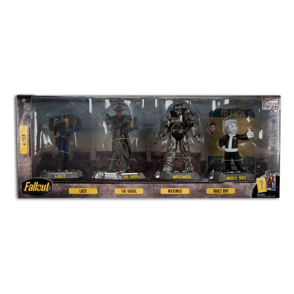 Fallout Movie Maniacs PVC Soška 4-Pack Lucy, Maximus, The Ghoul & Vault Boy 15 cm fotografii produktu