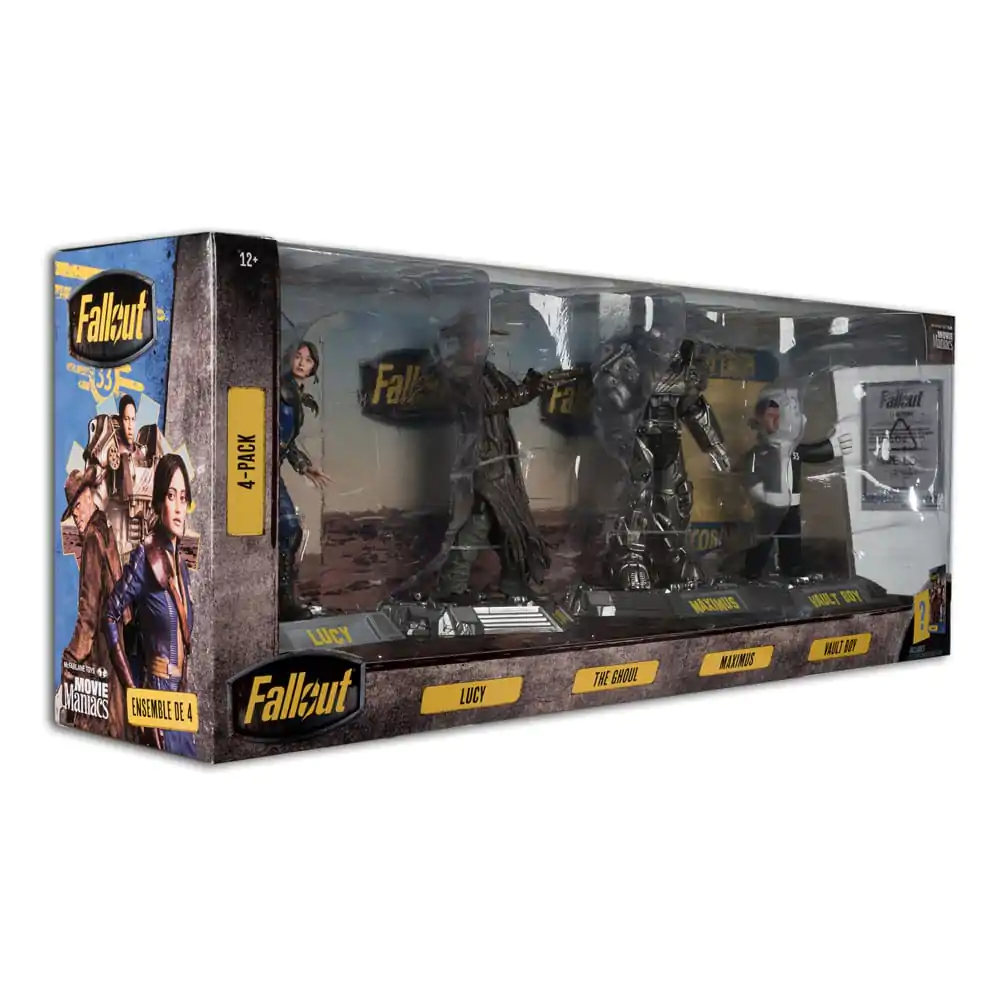 Fallout Movie Maniacs PVC Soška 4-Pack Lucy, Maximus, The Ghoul & Vault Boy 15 cm fotografii produktu