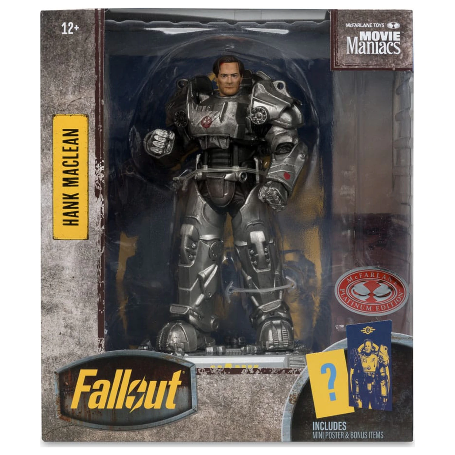 Fallout Movie Maniacs akční figurka Hank Maclean (Season 2) (Red Platinum Edition) 17 cm fotografii produktu