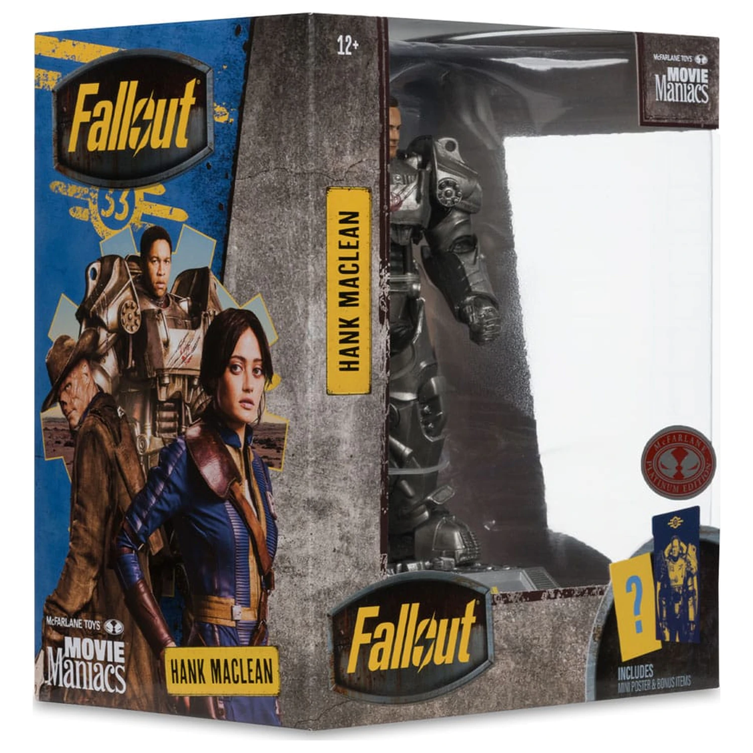 Fallout Movie Maniacs akční figurka Hank Maclean (Season 2) (Red Platinum Edition) 17 cm fotografii produktu