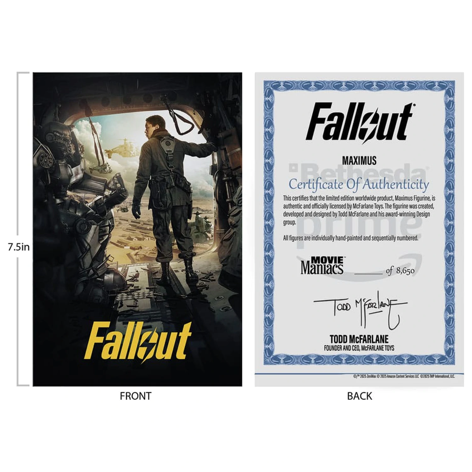 Fallout Movie Maniacs Akční figurka Maximus (Season 2) 17 cm fotografii produktu