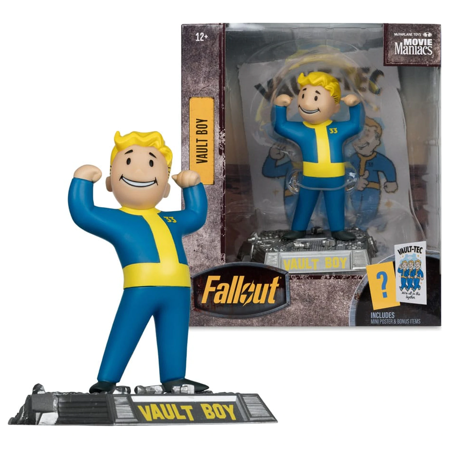 Fallout Movie Maniacs akční figurka Vault Boy Version 1 14 cm fotografii produktu