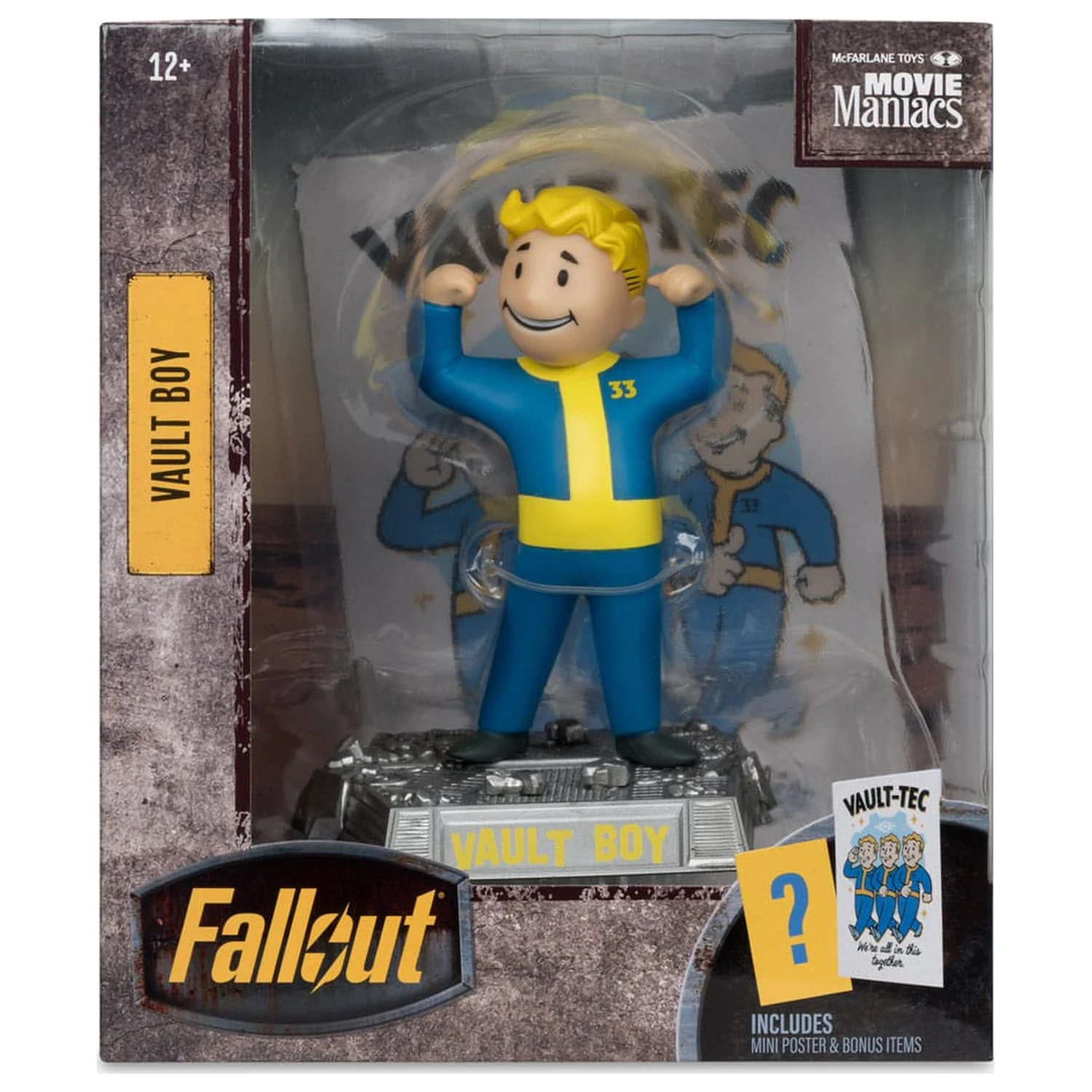 Fallout Movie Maniacs akční figurka Vault Boy Version 1 14 cm fotografii produktu
