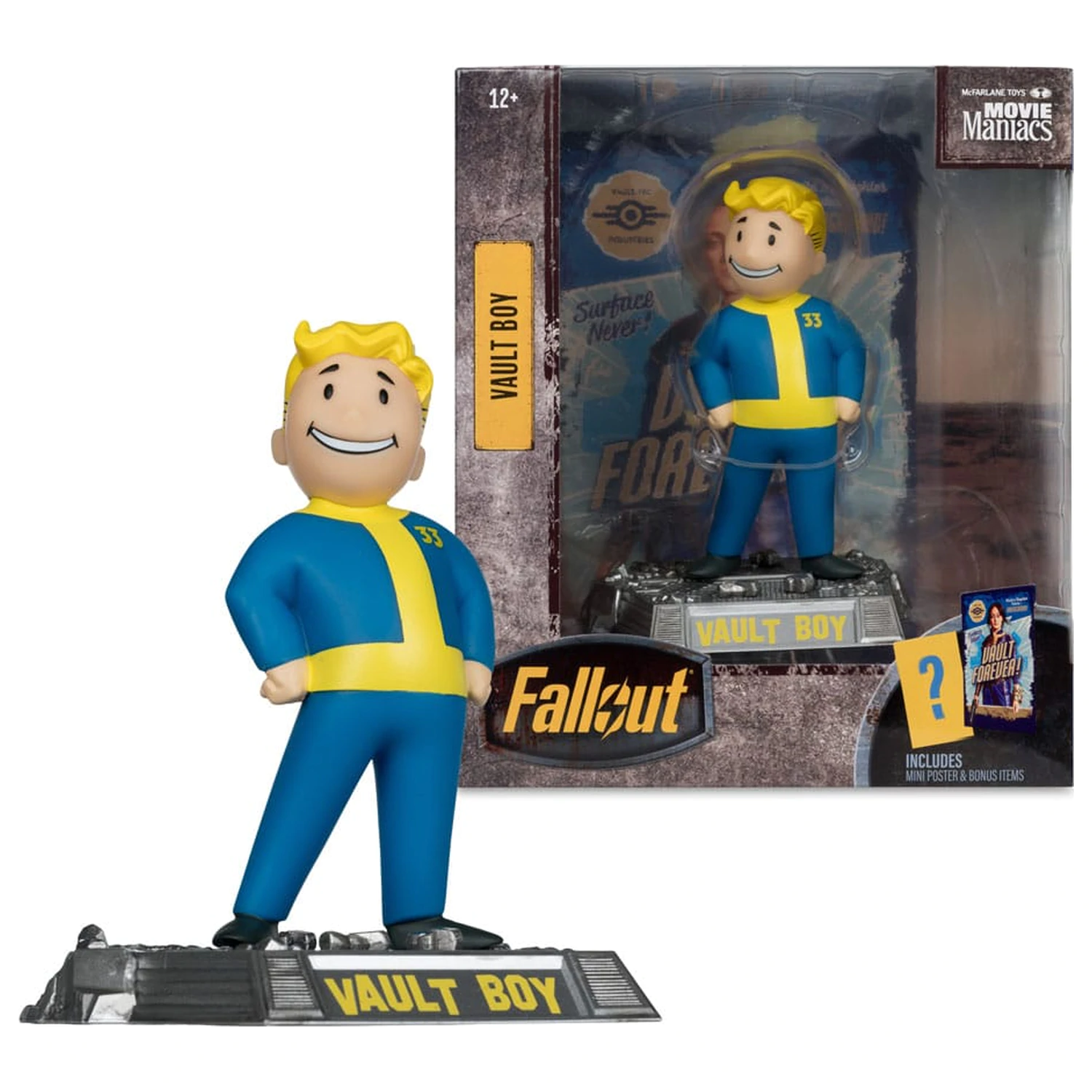 Fallout Movie Maniacs Akční figurka Vault Boy Verze 2 14 cm fotografii produktu