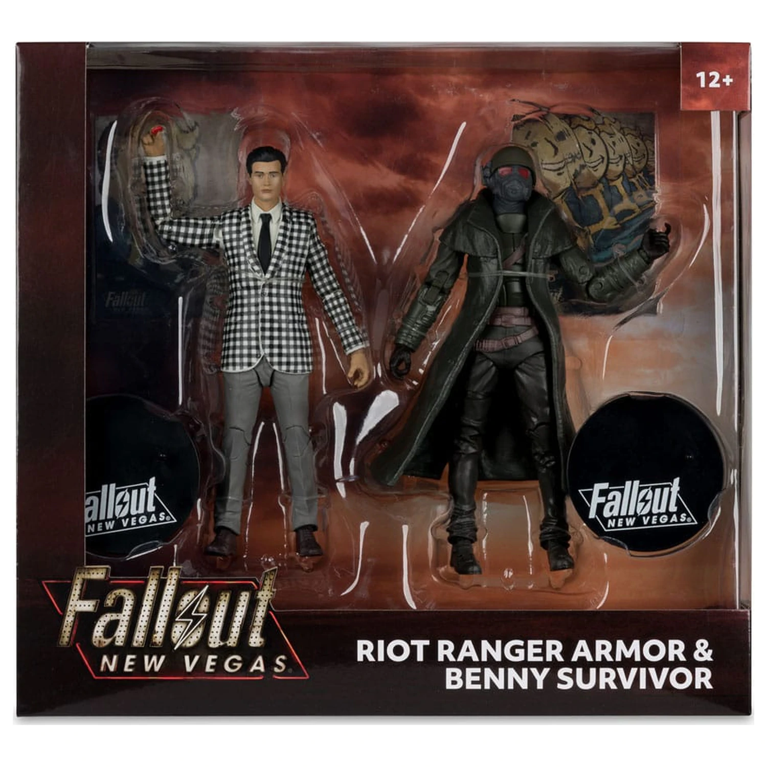 Fallout: New Vegas Socha 2-Balení Riot Ranger Armor & Benny Survivor 18 cm fotografii produktu