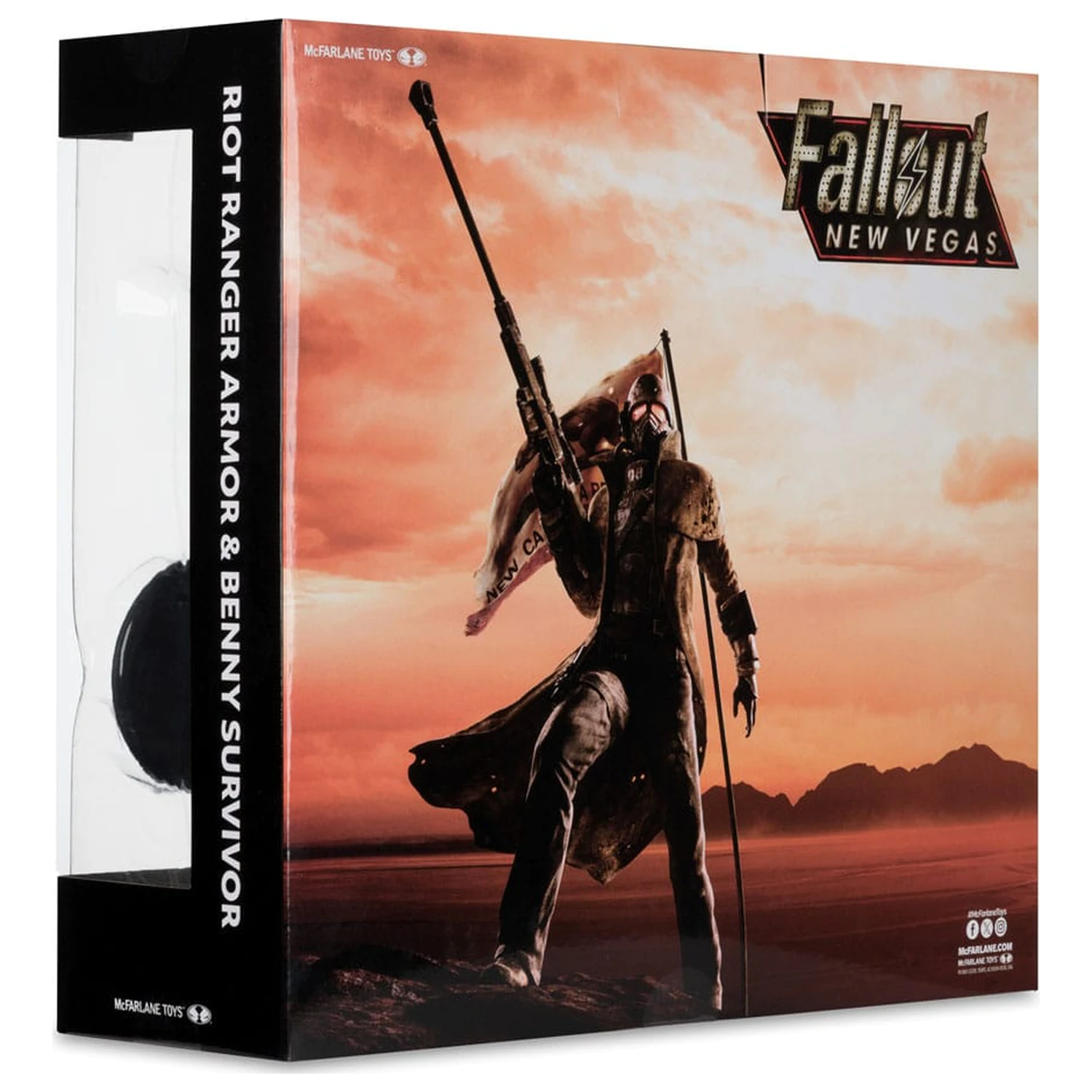 Fallout: New Vegas Socha 2-Balení Riot Ranger Armor & Benny Survivor 18 cm fotografii produktu