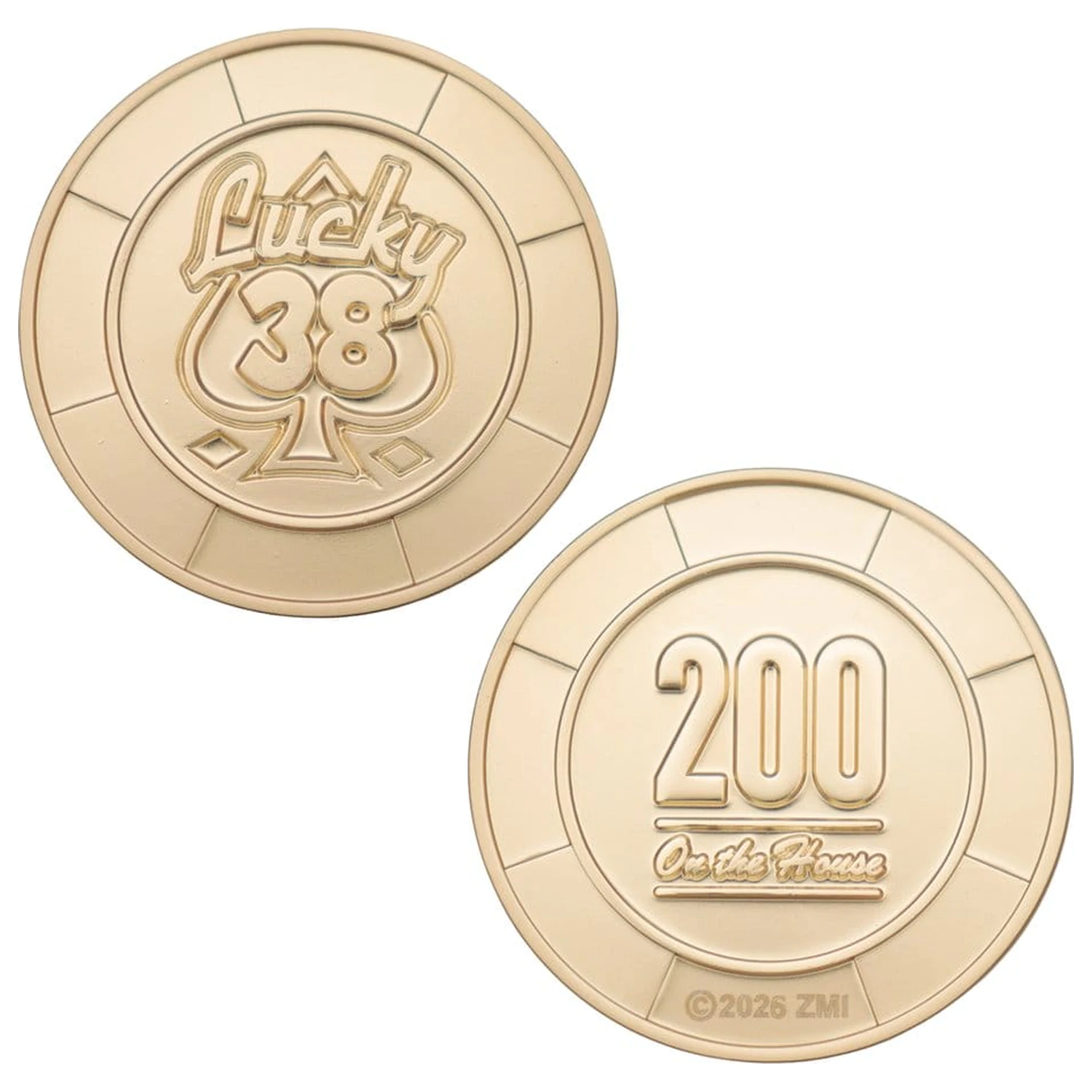 Fallout: New Vegas replika Lucky 38 imitace zlaté kasino sady limitované edice fotografii produktu