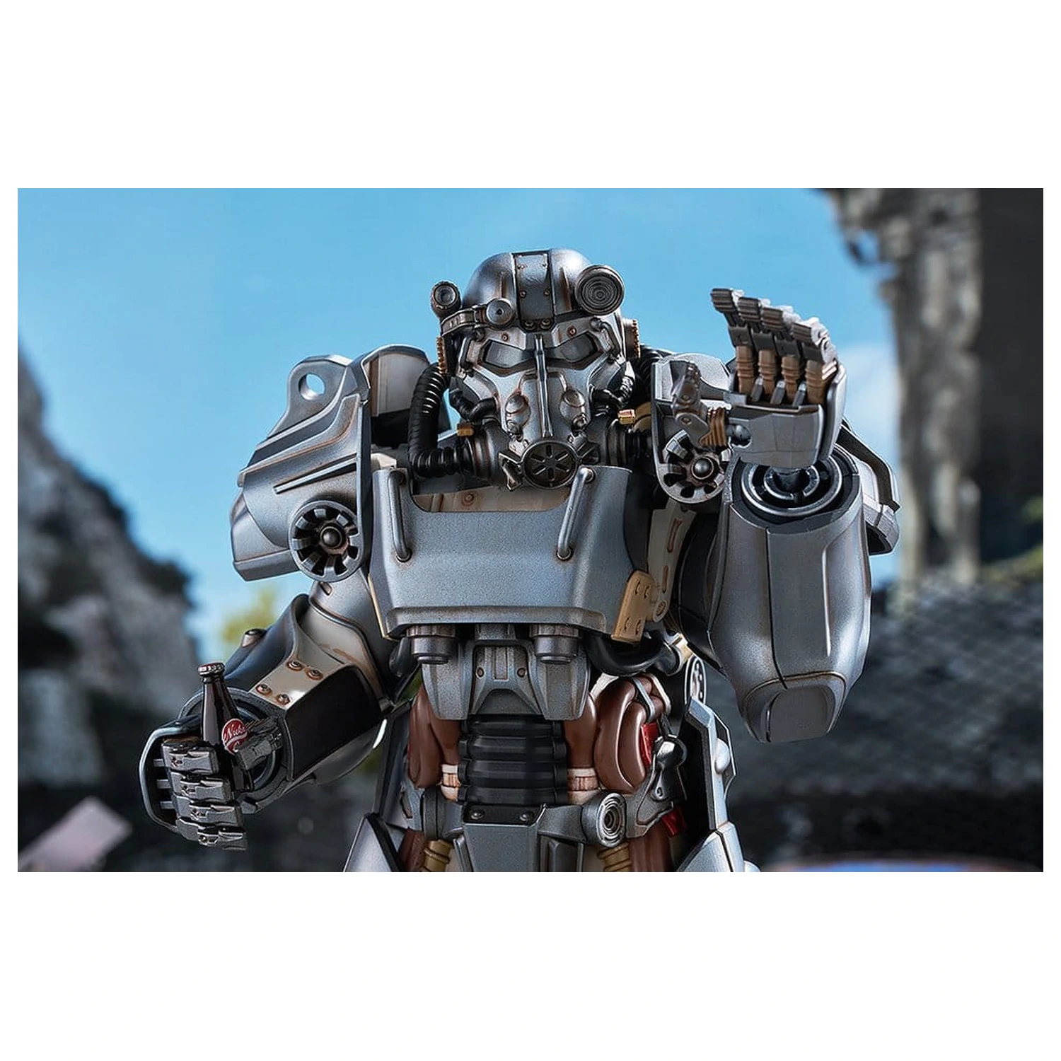 Fallout Plamatea Plastikový Model Kit T-60 Power Armor 20 cm fotografii produktu