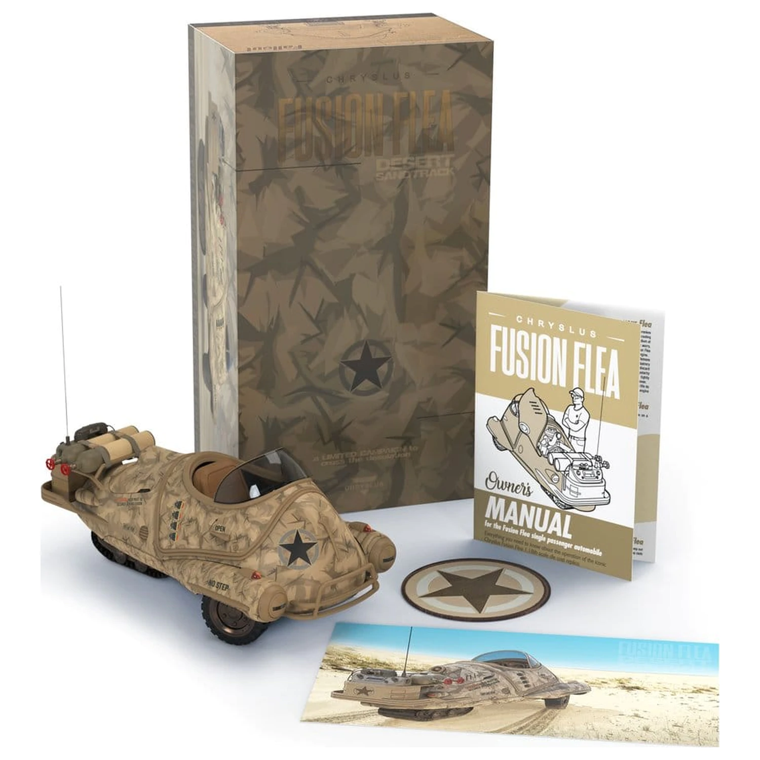 Fallout Replika Desert Sandtrack Blecha fotografii produktu