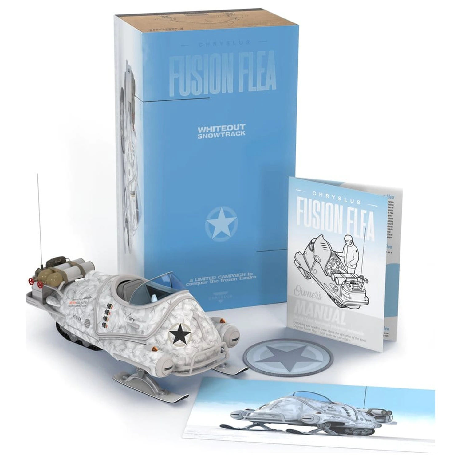 Fallout Replika Whiteout Snowtrack Blecha fotografii produktu