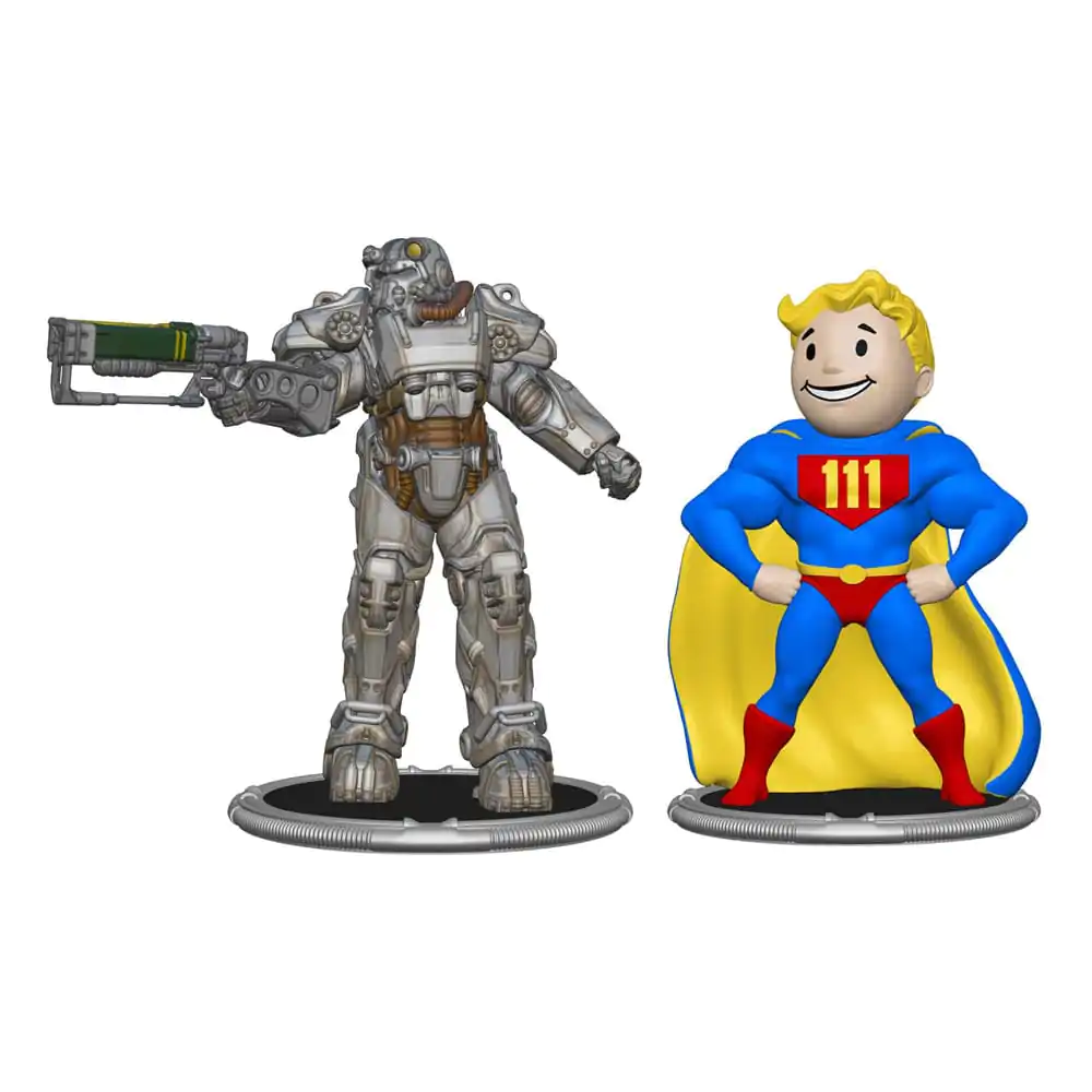 Fallout Mini Figurky 2-Pack Set C T-60 & Vault Boy (Power) 7 cm fotografii produktu