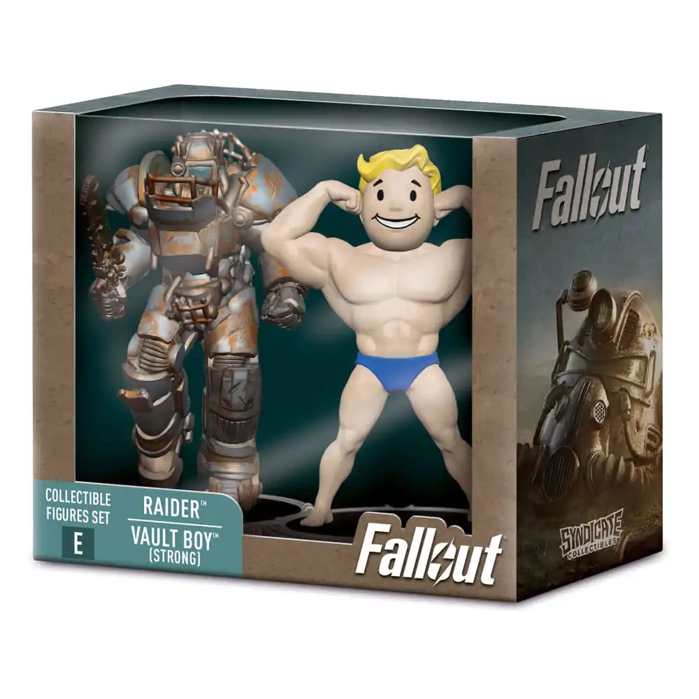 Fallout Mini Figures 2-Pack Set E Raider & Vault Boy (Strong) 7 cmFallout Mini Figurky 2-Pack Set E Raider & Vault Boy (Strong) 7 cm fotografii produktu