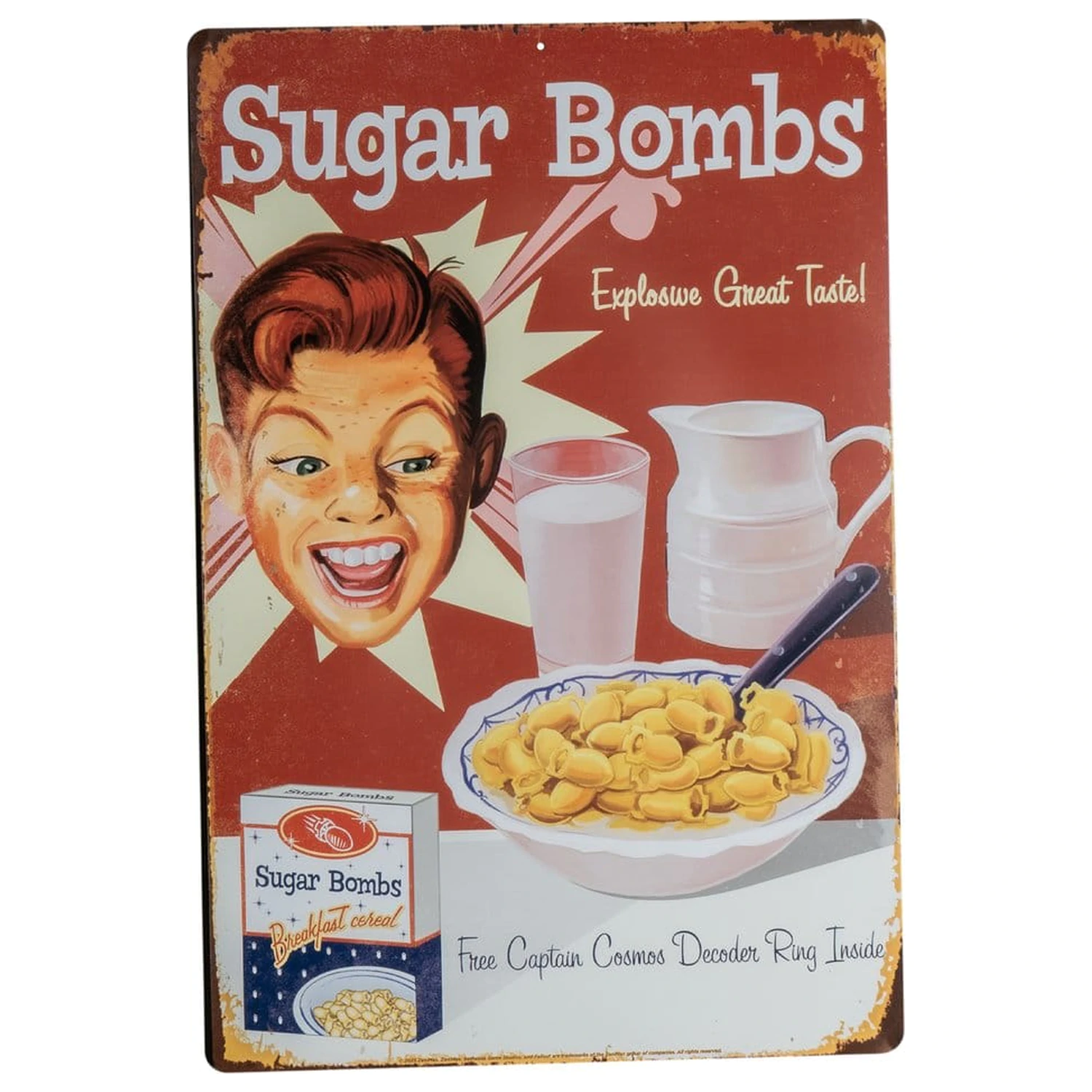 Fallout kovová cedule Sugar Bombs fotografii produktu