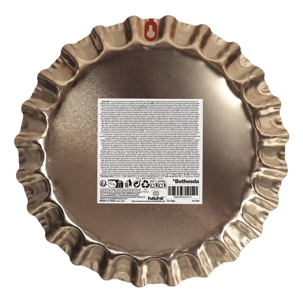 Fallout Plechová cedule Sunset Sarsaparilla Uzávěr lahve fotografii produktu