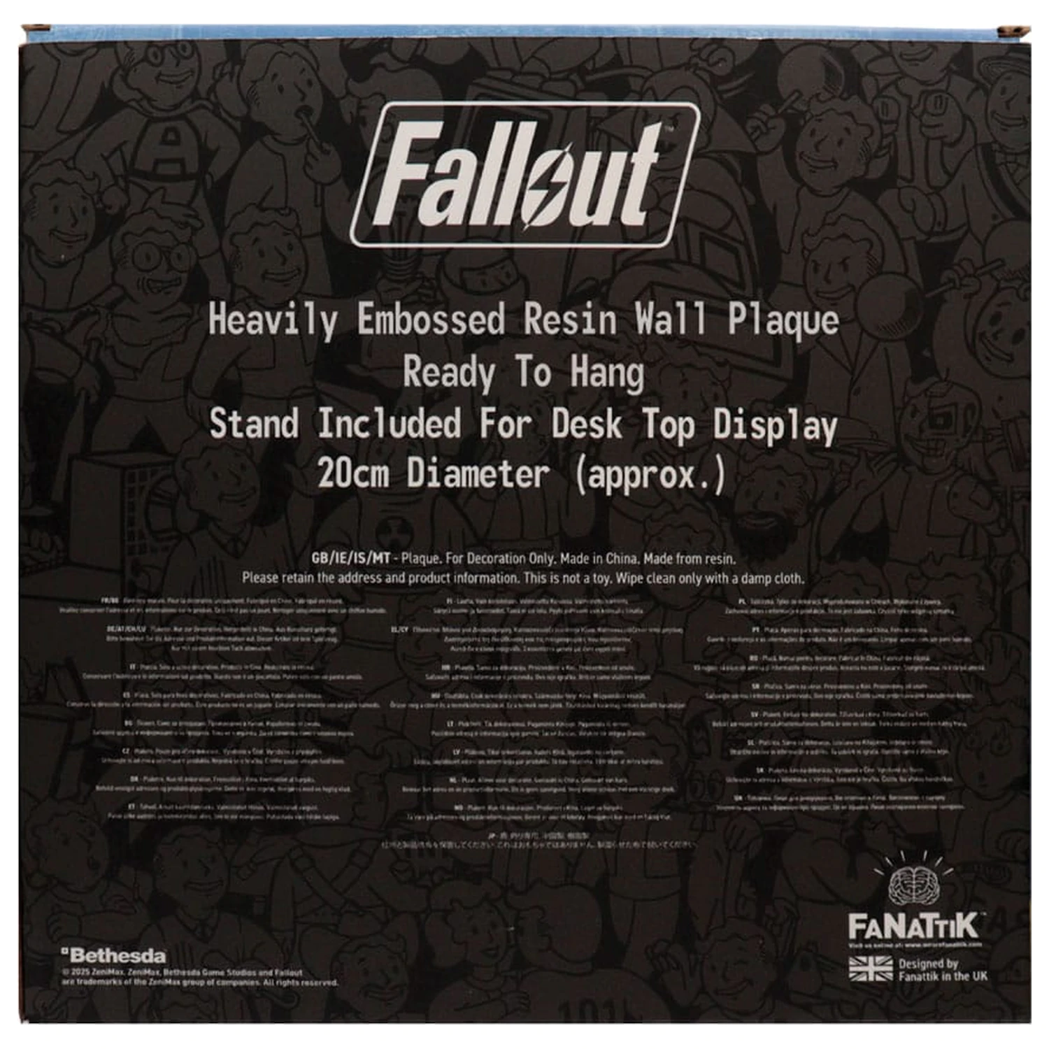 Fallout Pryskyřičná deska Vault Boy fotografii produktu