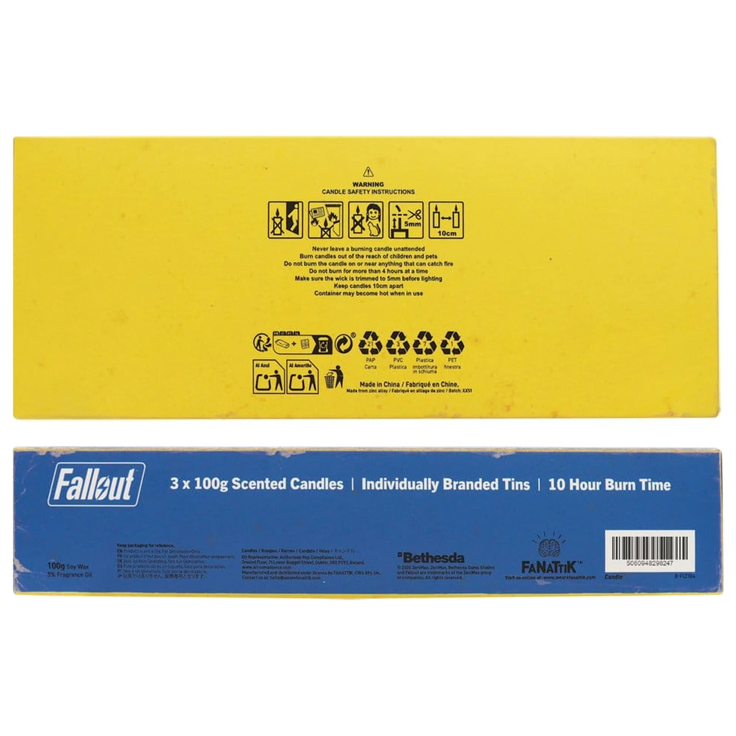 Fallout Svíčka 3-Pack Vault Dweller's 6 cm fotografii produktu