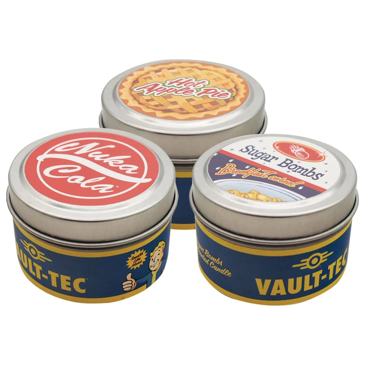 Fallout Svíčka 3-Pack Vault Dweller's 6 cm fotografii produktu