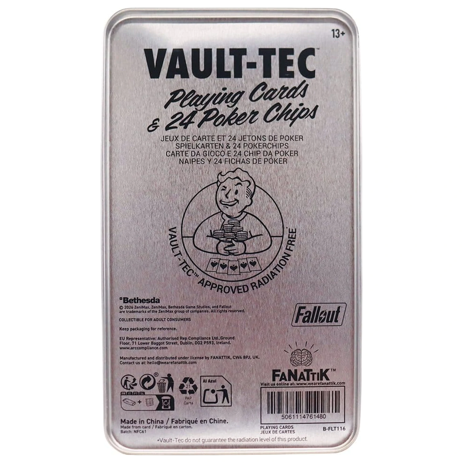 Fallout Vault Dweller's Poker Set fotografii produktu