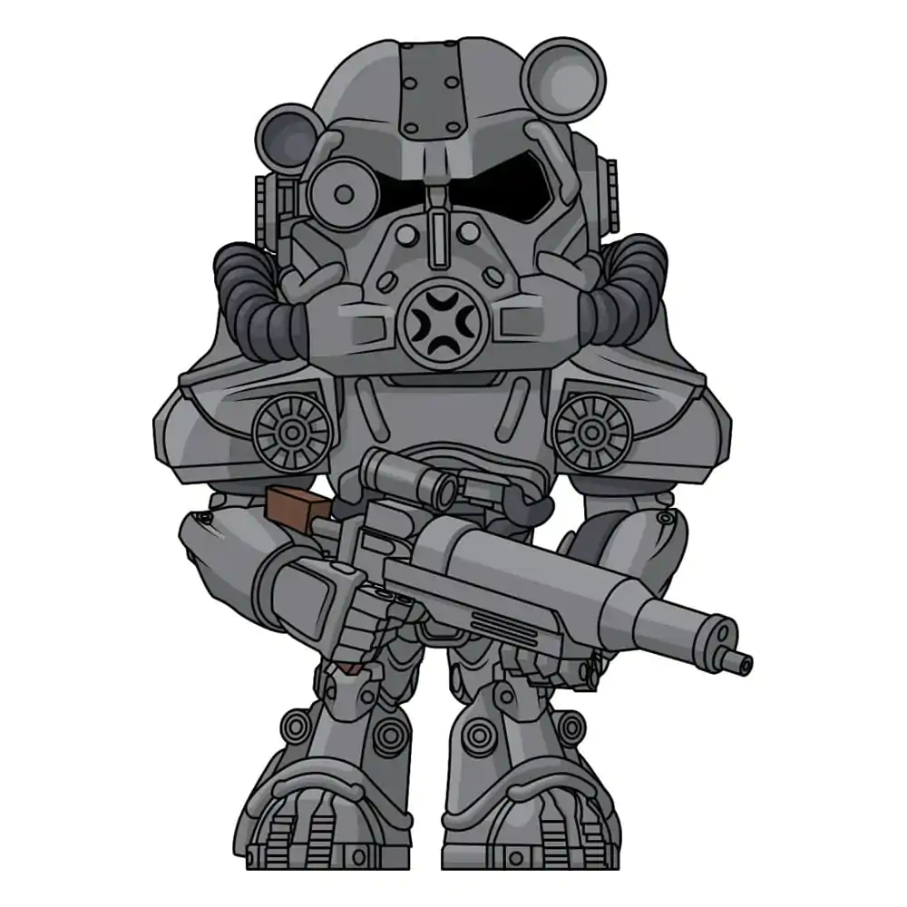 Fallout Vinyl Figure T-60 Power Armor 11 cm fotografii produktu