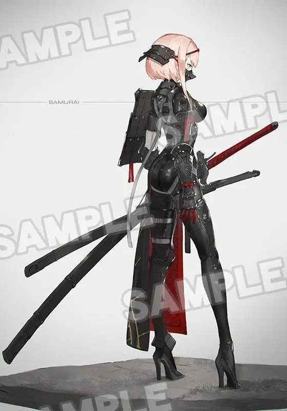 Falslander PVC socha 1/7 Samuraj 25 cm fotografii produktu