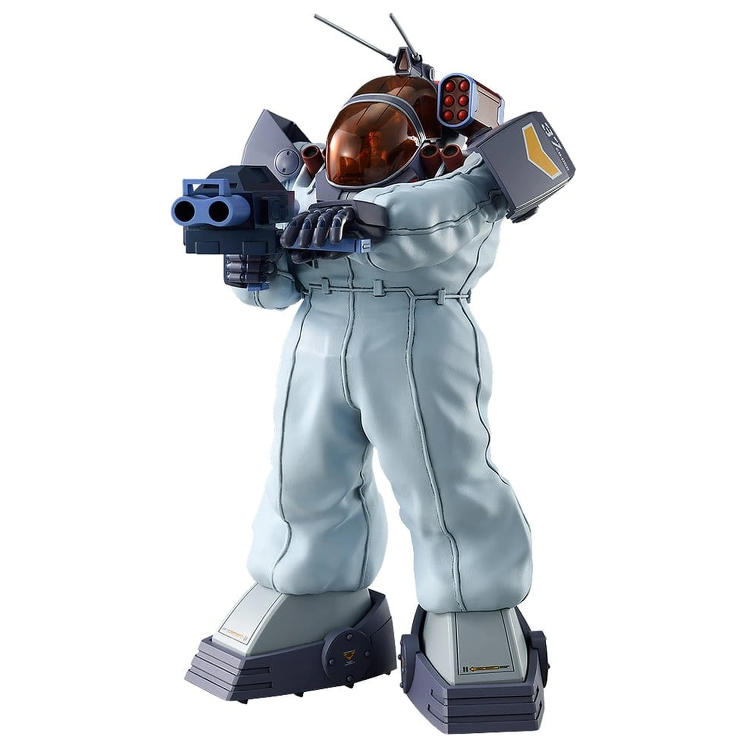 Fang of the Sun Dougram Combat Armors MAX 24 Plastový model Kit 1/72 Soltic HT128 Big Foot Sněhová kamufláž s chladicím štítem 17 cm fotografii produktu