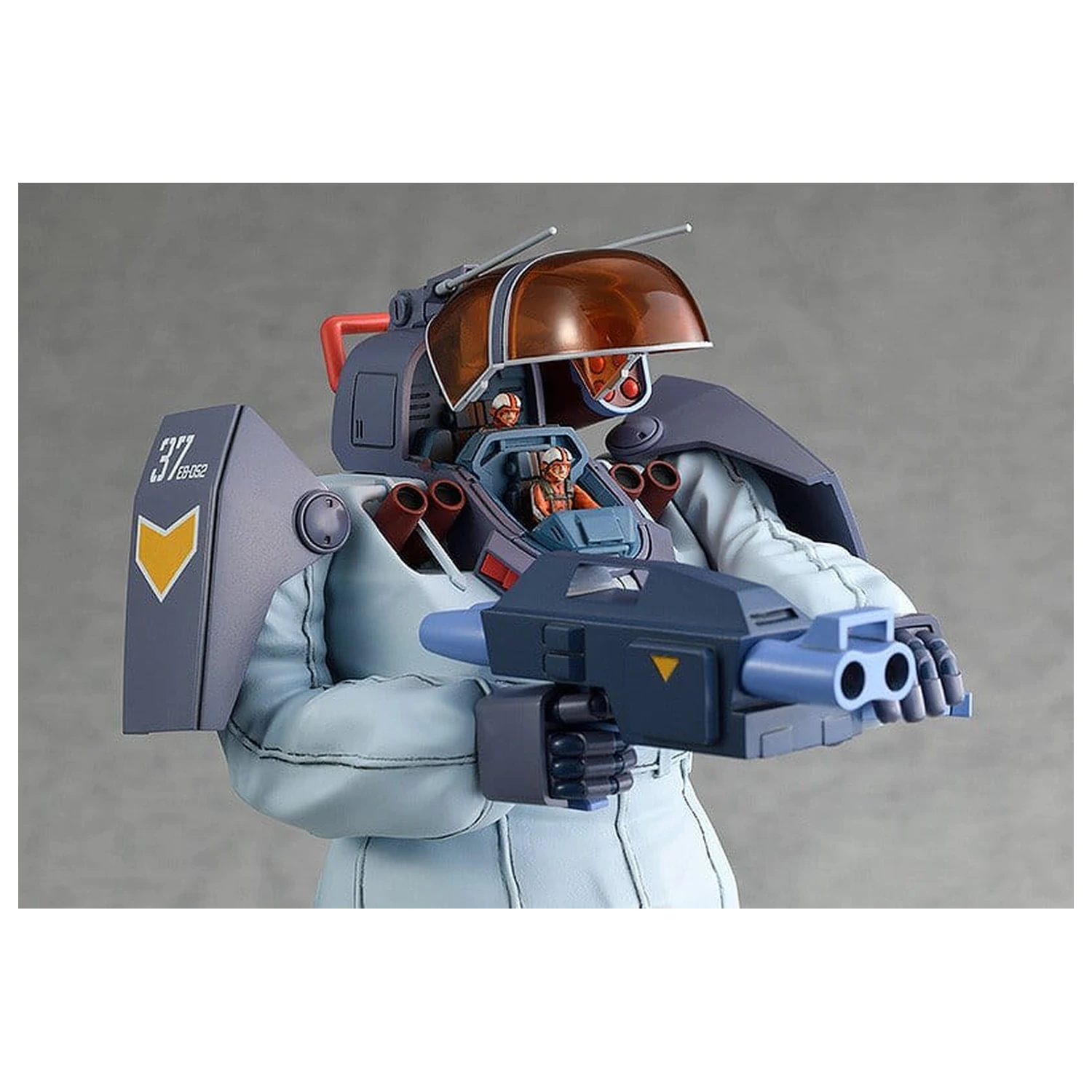 Fang of the Sun Dougram Combat Armors MAX 24 Plastový model Kit 1/72 Soltic HT128 Big Foot Sněhová kamufláž s chladicím štítem 17 cm fotografii produktu