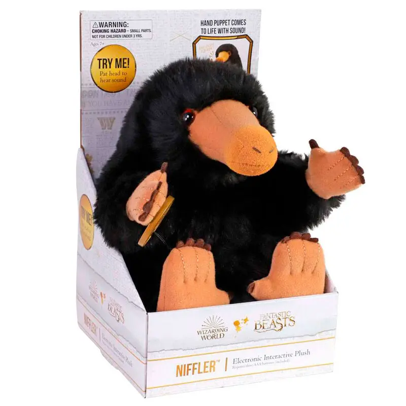 Harry Potter Interaktivní plyšová figurka Niffler 23 cm fotografii produktu